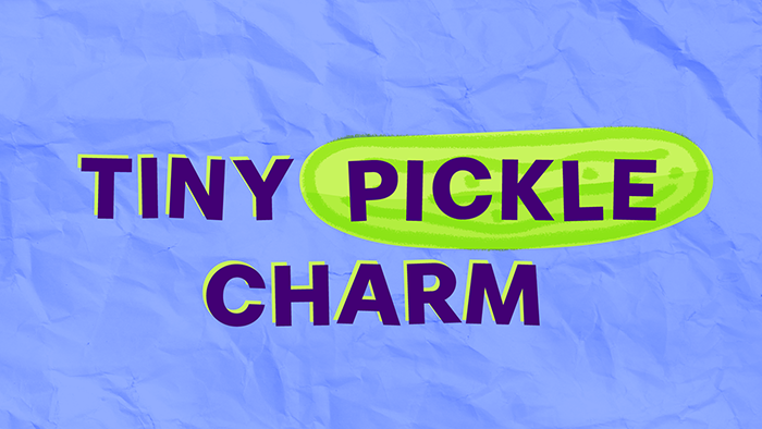 Tiny Pickle Charm