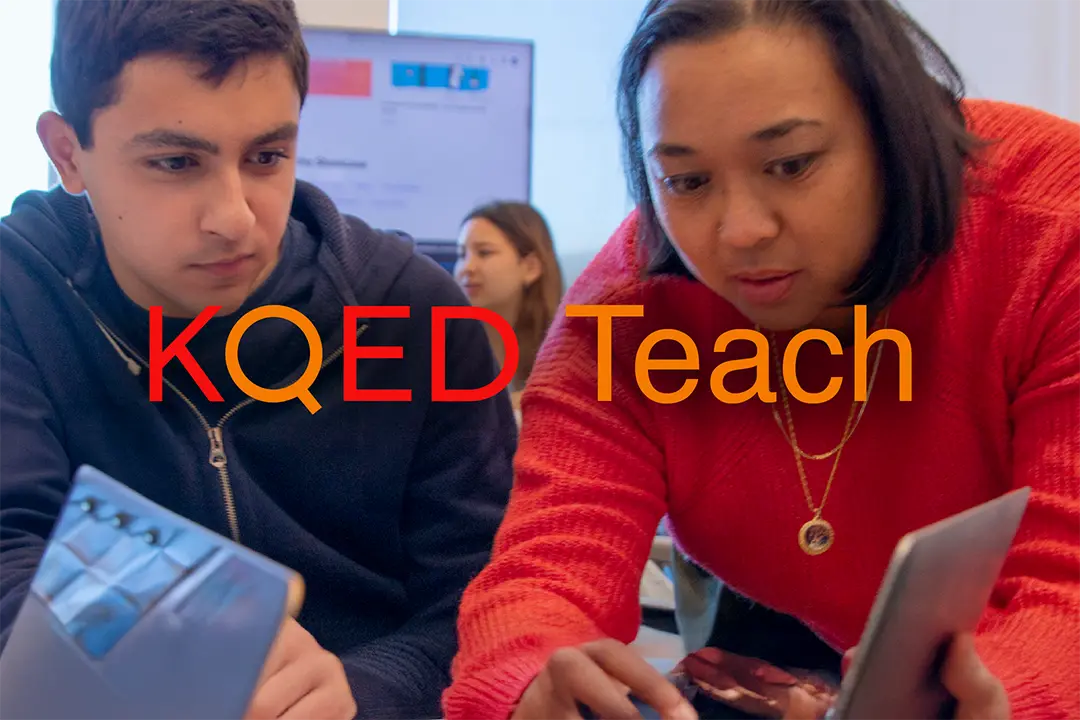 Two educators collaborating