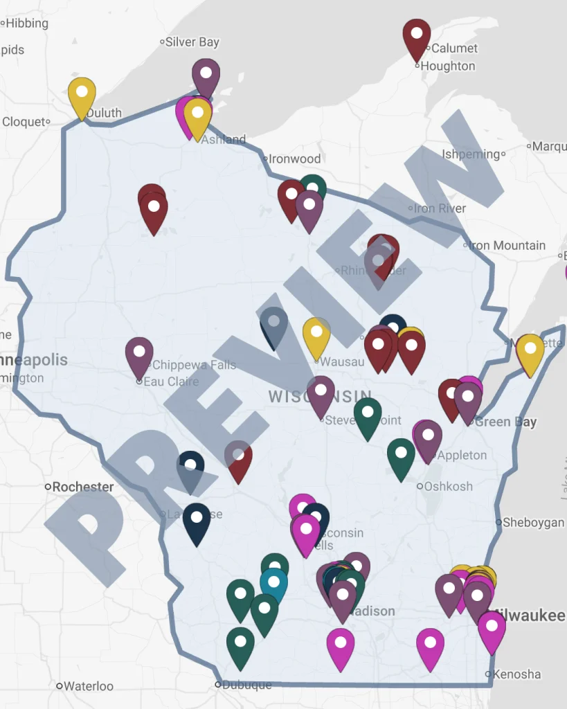 Preview of local resources map
